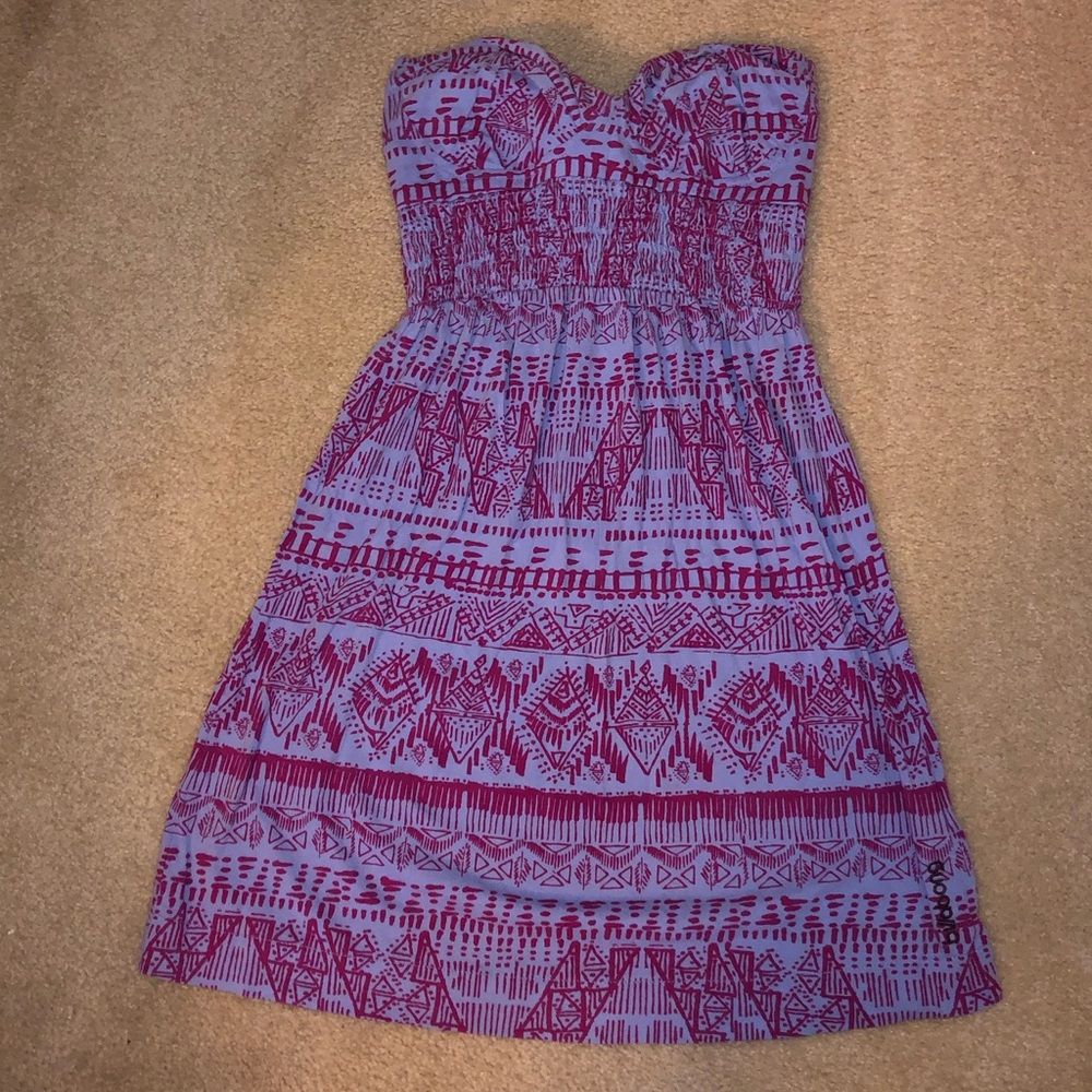 Billabong Tribal Strapless Dress